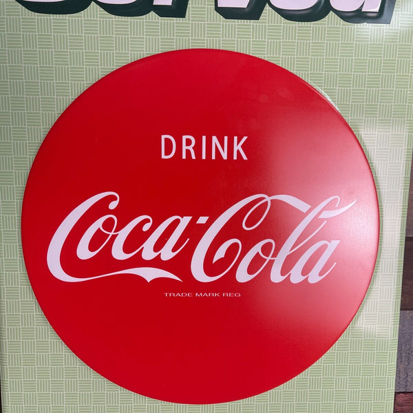 Coca Cola Served Here 24" Steel Sign