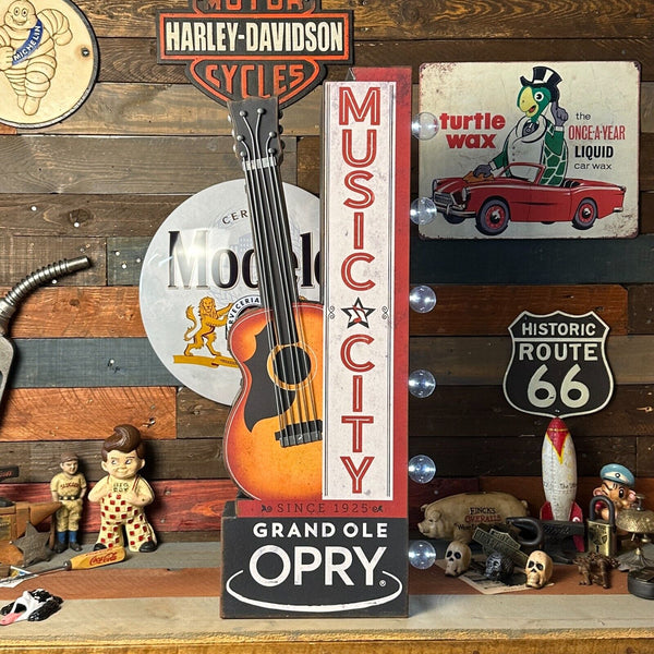 Grand Ole Opry Music City Double Sided Vintage Inspired 30" Marquee LED Sign