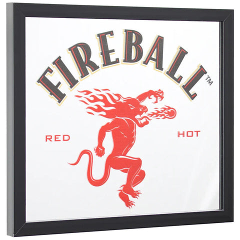 Fireball Red Hot Whisky Printed Accent Mirror