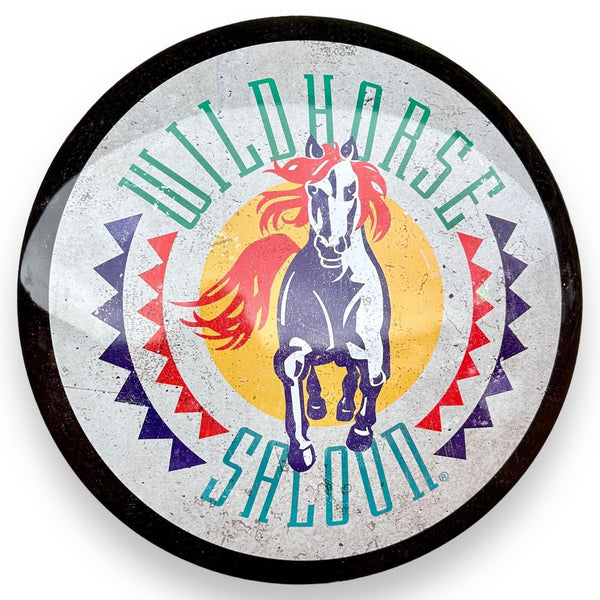 Wildhorse Saloon 16" Round Metal Dome Sign Nashville Country Home Wall Decor