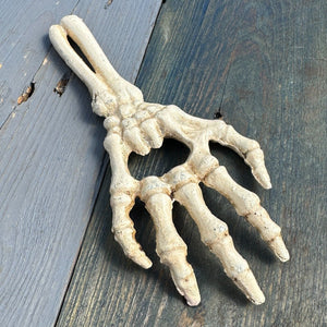 Skeleton Hand Cast Iron Bottle Opener With Antique Finish