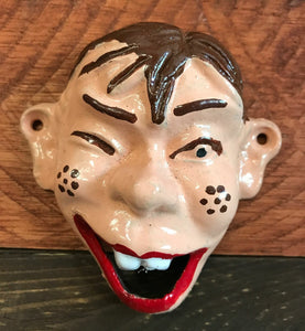 Howdy Doody Cast Iron Wall Mount Bottle Opener Soda Beer Garage Bar Man Cave 