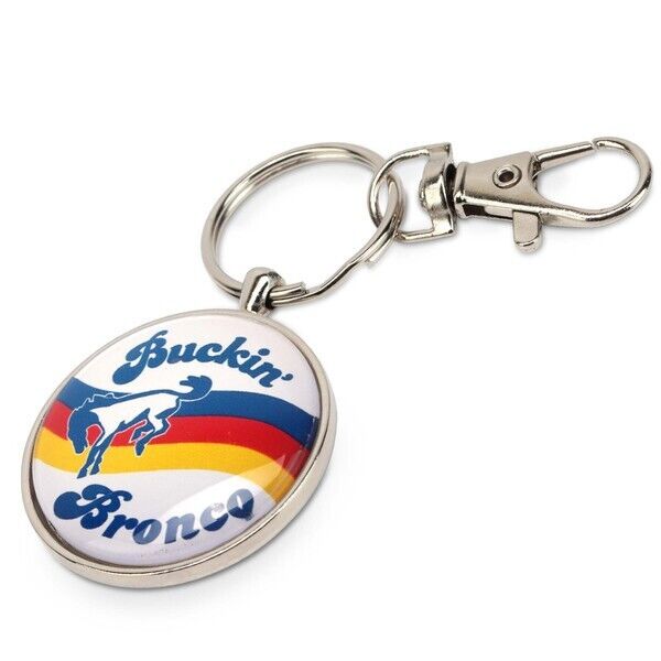 Ford Buckin' Bronco Retro Keychain