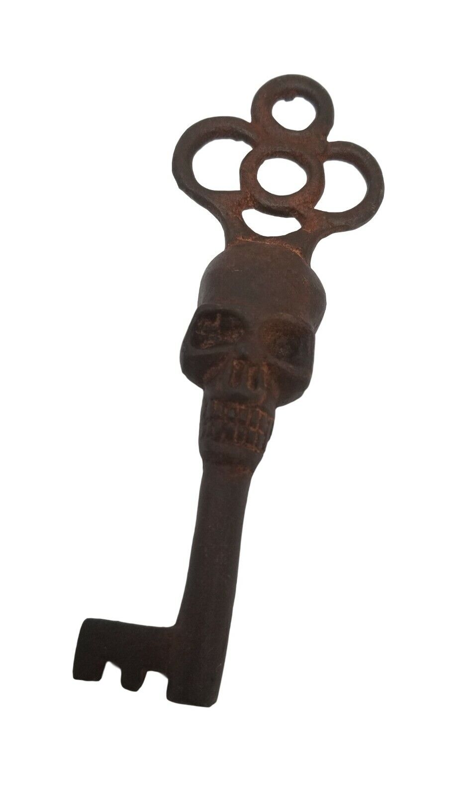 Skull Key Heavy Cast Iron 3D Skull With Antique Finish