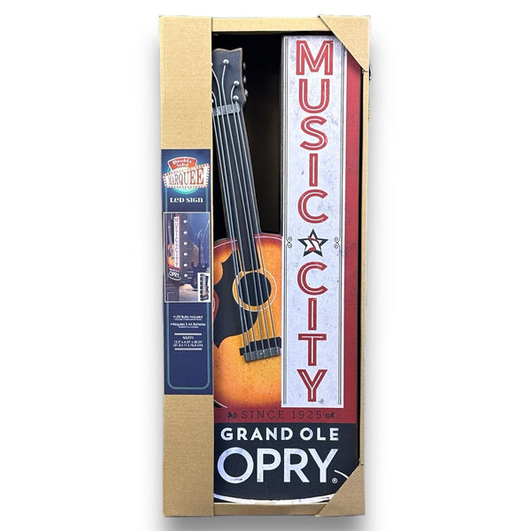 Grand Ole Opry Music City Double Sided Vintage Inspired 30" Marquee LED Sign