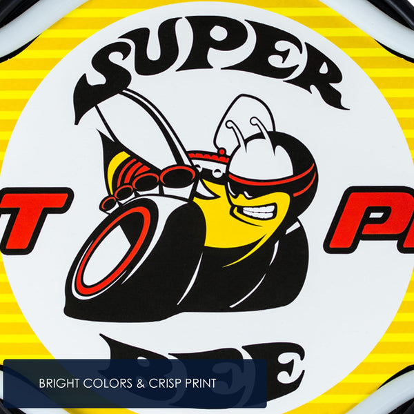 Dodge Super Bee Scat Pack LED “Neon” Wall Sign—USB/AA Power, Vintage-Style Lighted Décor for Garage, Home Bar, Man Cave—Automotive Collectible Gift