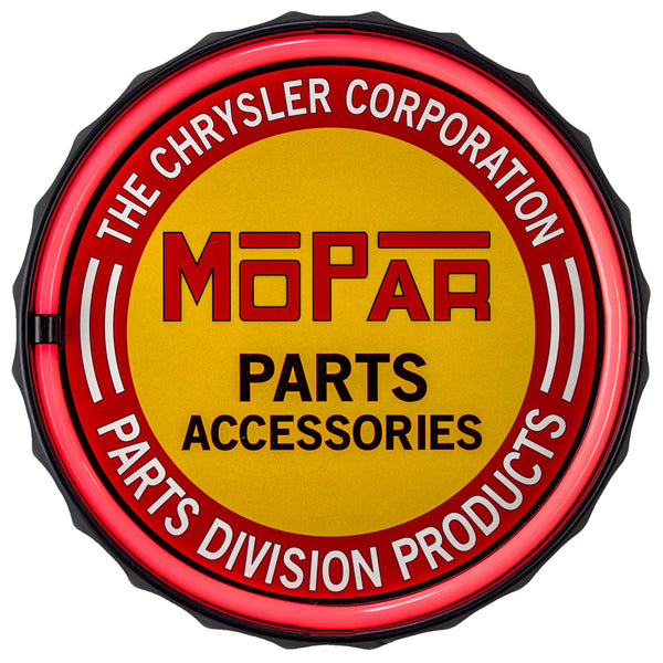 Mopar Parts & Accessories LED Wall Sign Neon-Style – USB or Battery