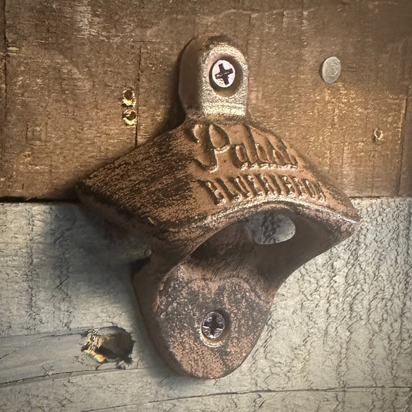 Official Pabst Blue Ribbon Cast-Metal Wall Bottle Opener – Distressed/Antique Finish Bar & Man Cave Decor (2.8" x 3")