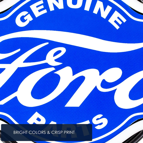 Ford Genuine Parts LED Neon Wall Sign Vintage Garage Man Cave Garage Bar Decor