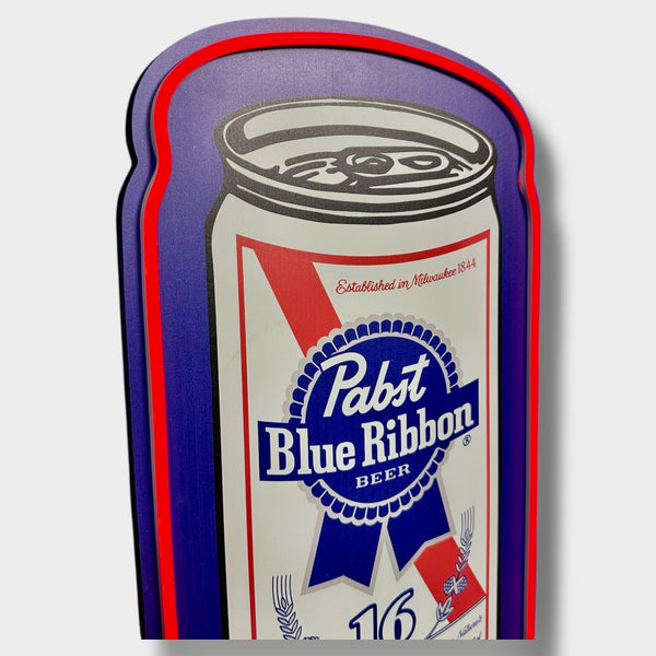 Pabst Blue Ribbon Beer Can LED Neon-Style Wall Sign – Officially Licensed