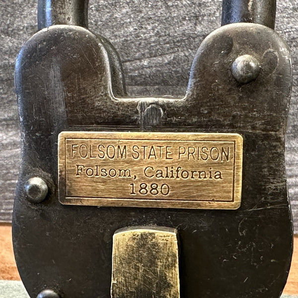Folsom State Prison 1880 Cast Iron Prison Lock With Keys Antique Reproduction