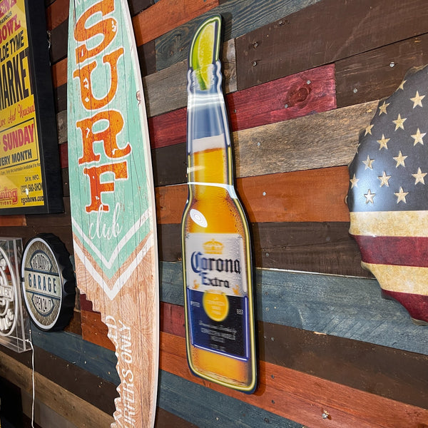 Corona Extra Bottle Lenticular 3D 28" Wall Sign – Moving Image Beer Bar Decor