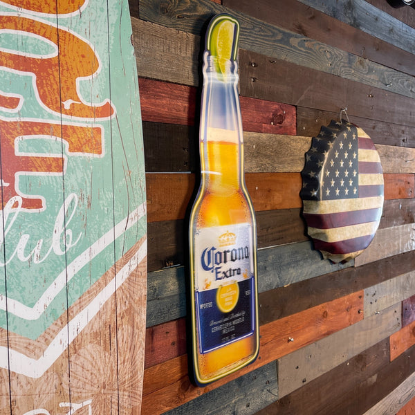 Corona Extra Bottle Lenticular 3D 28" Wall Sign – Moving Image Beer Bar Decor
