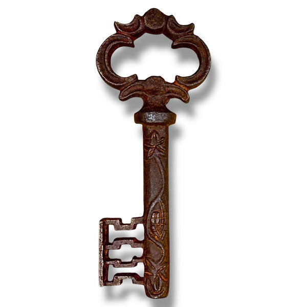 Victorian Mansion Keys Set of 2 Cast Iron 4" Antique Style Home Decor