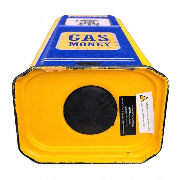 Gas Money Gas Pump Metal Coin Bank Vintage Inspired Design Man Cave Decor