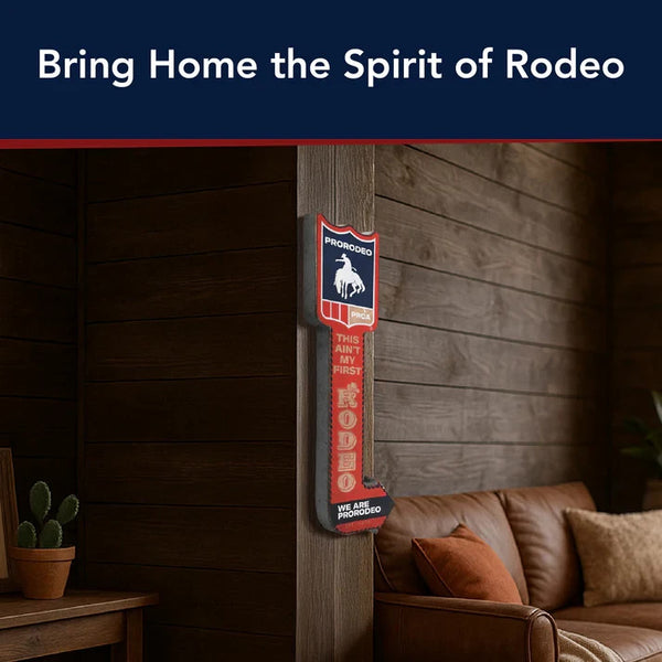 PRORODEO Arrow Metal 25" Wall Sign, This Ain’t My First Rodeo Western Home Decor