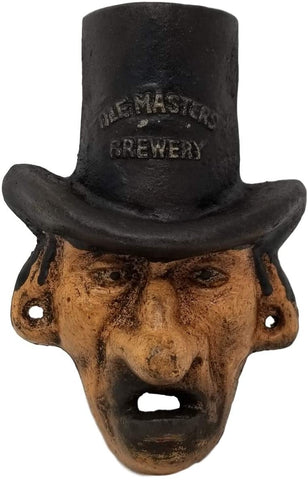 Ole Masters Brewery Wall Mounted Cast Iron Bottle Opener