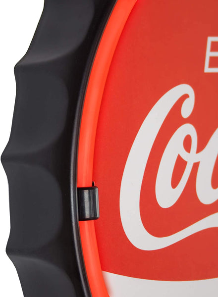 Coca Cola Bottle Cap Battery Powered LED Round Sign