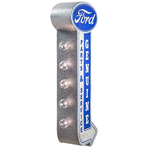 Ford Parts Service Garage Battery Powered LED Marquee Sign
