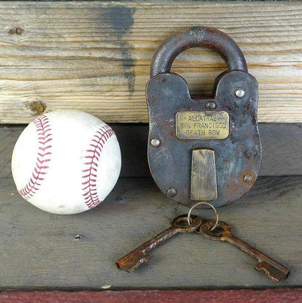 Alcatraz San Francisco Death Row Cast Iron Working Prison Lock & Keys