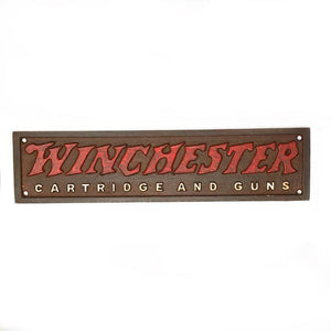 Winchester Cartridges Painted Plaque