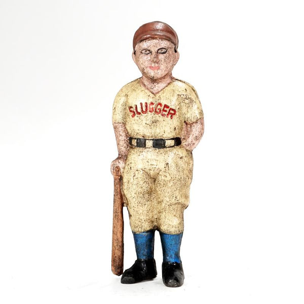 Baseball "Slugger" Cast Iron Bank