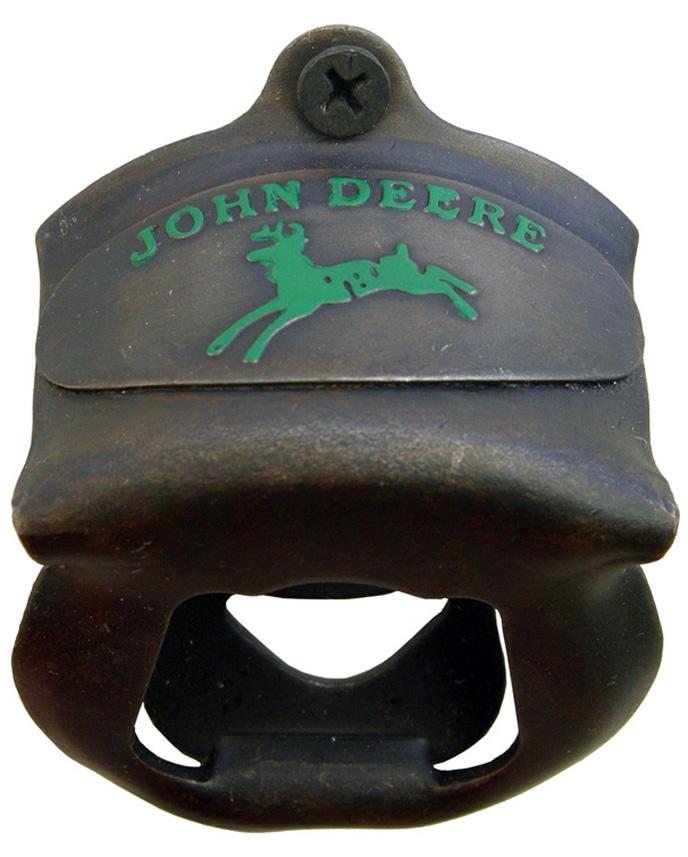 John Deere Wall Mounted Bottle Opener Die Cast With Painted Antique Finish