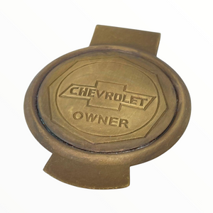 Chevrolet Owner Solid Brass Money Clip