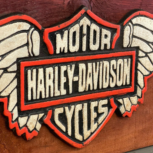 HD Motorcycles Wings Plaque