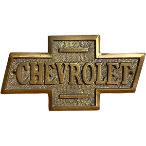 Chevrolet Brass Plaque