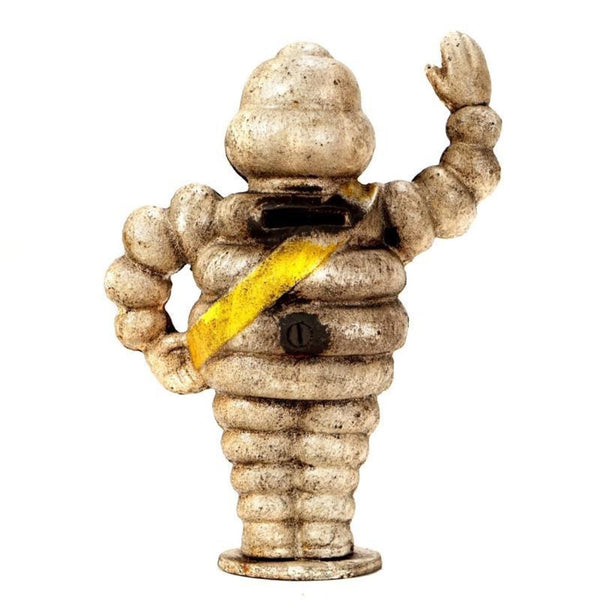 Michelin Man 6" Cast Iron Bank