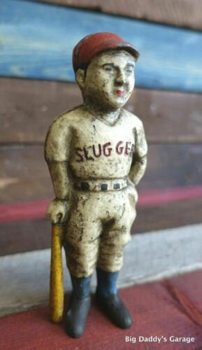 Baseball "Slugger" Cast Iron Bank