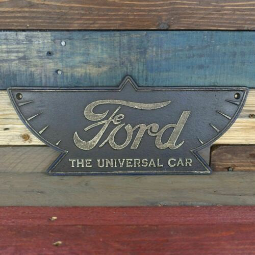 Ford Wing "The Universal Car" Cast Iron Plaque