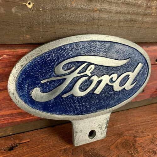 Ford Automobile Logo License Plate FOB Topper
