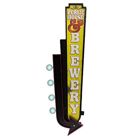 Public House & Brewery Battery Powered LED Marquee Sign