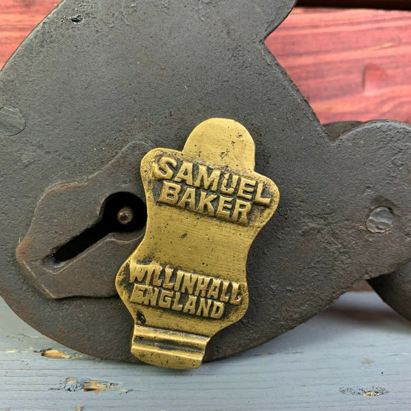 Samuel Baker Cast Iron Lock With Keys