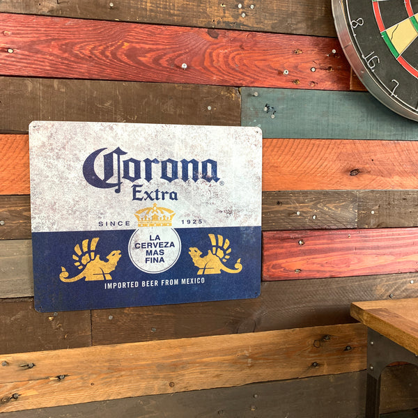 Corona Extra Since 1925 Label Metal Tin Sign