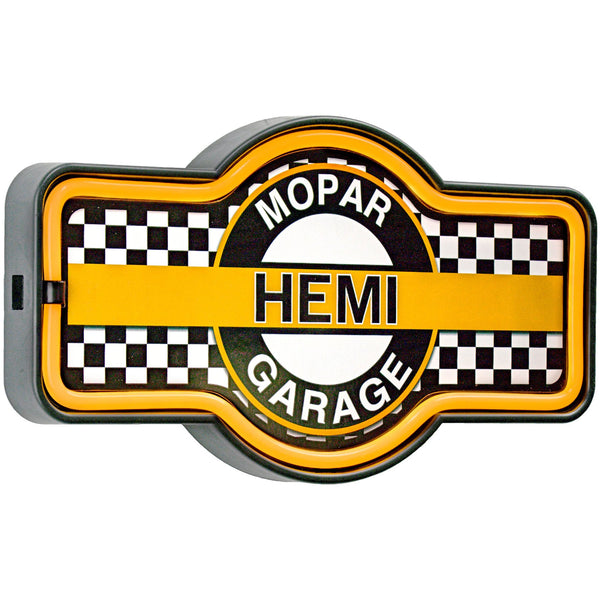 Mopar Hemi Garage Battery Powered LED Marquee Sign