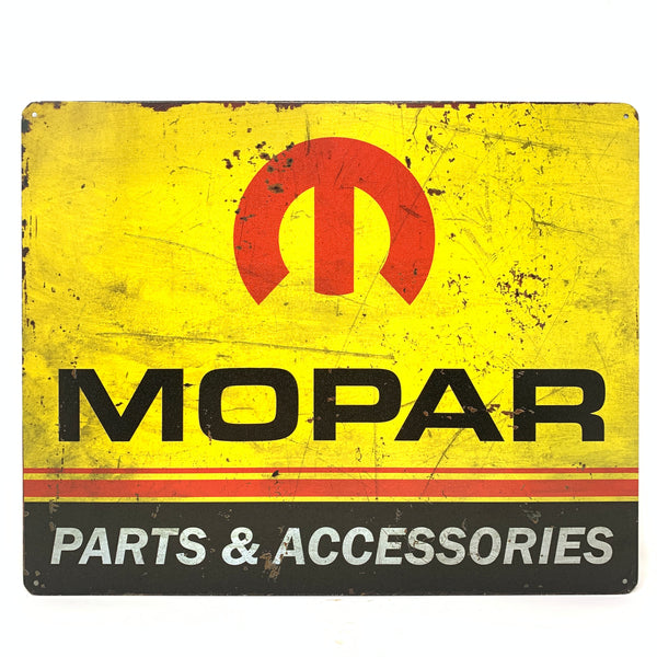 Mopar Parts & Accessories Tin Metal Sign