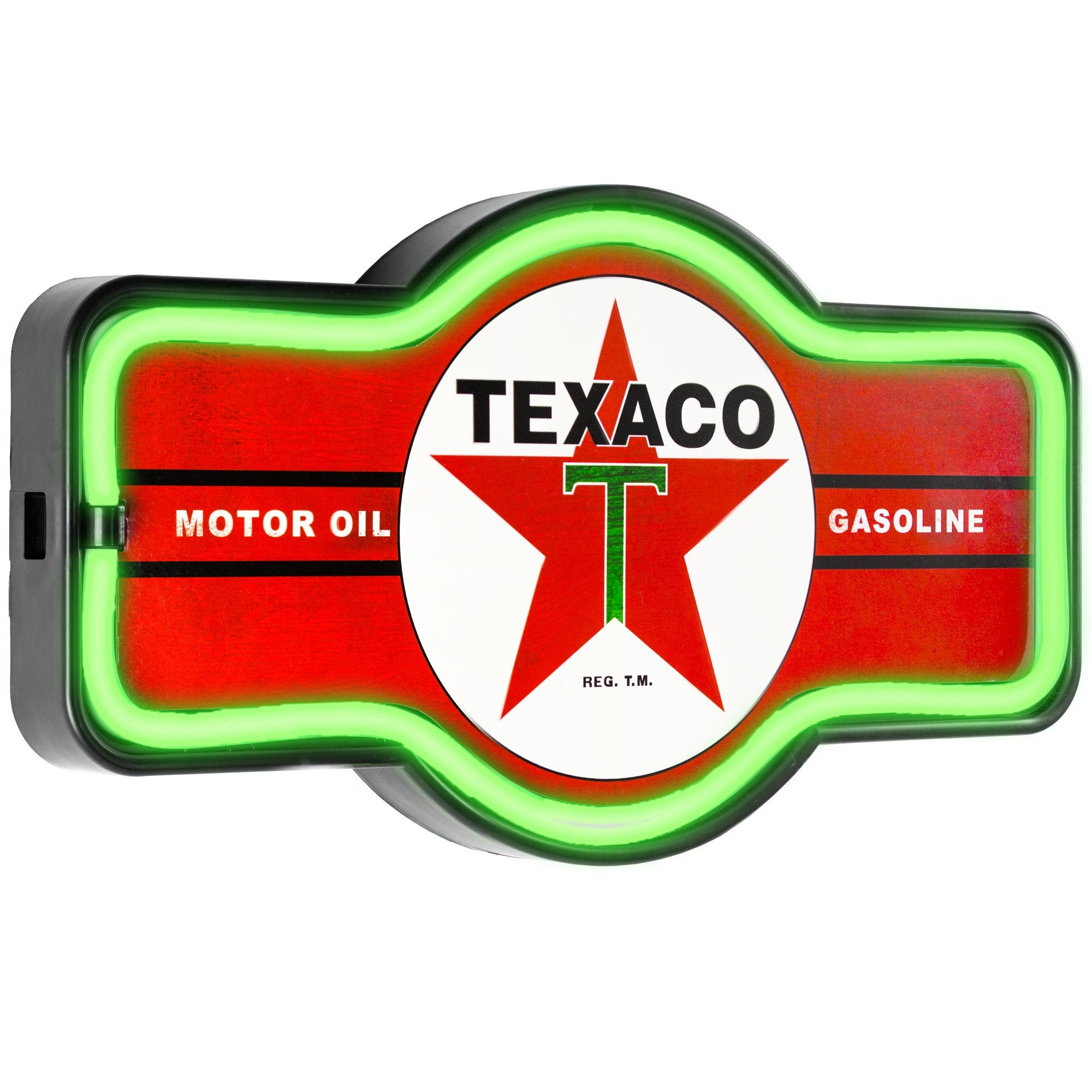 Texaco Motor Oil Gasoline Battery Powered LED Marquee Sign